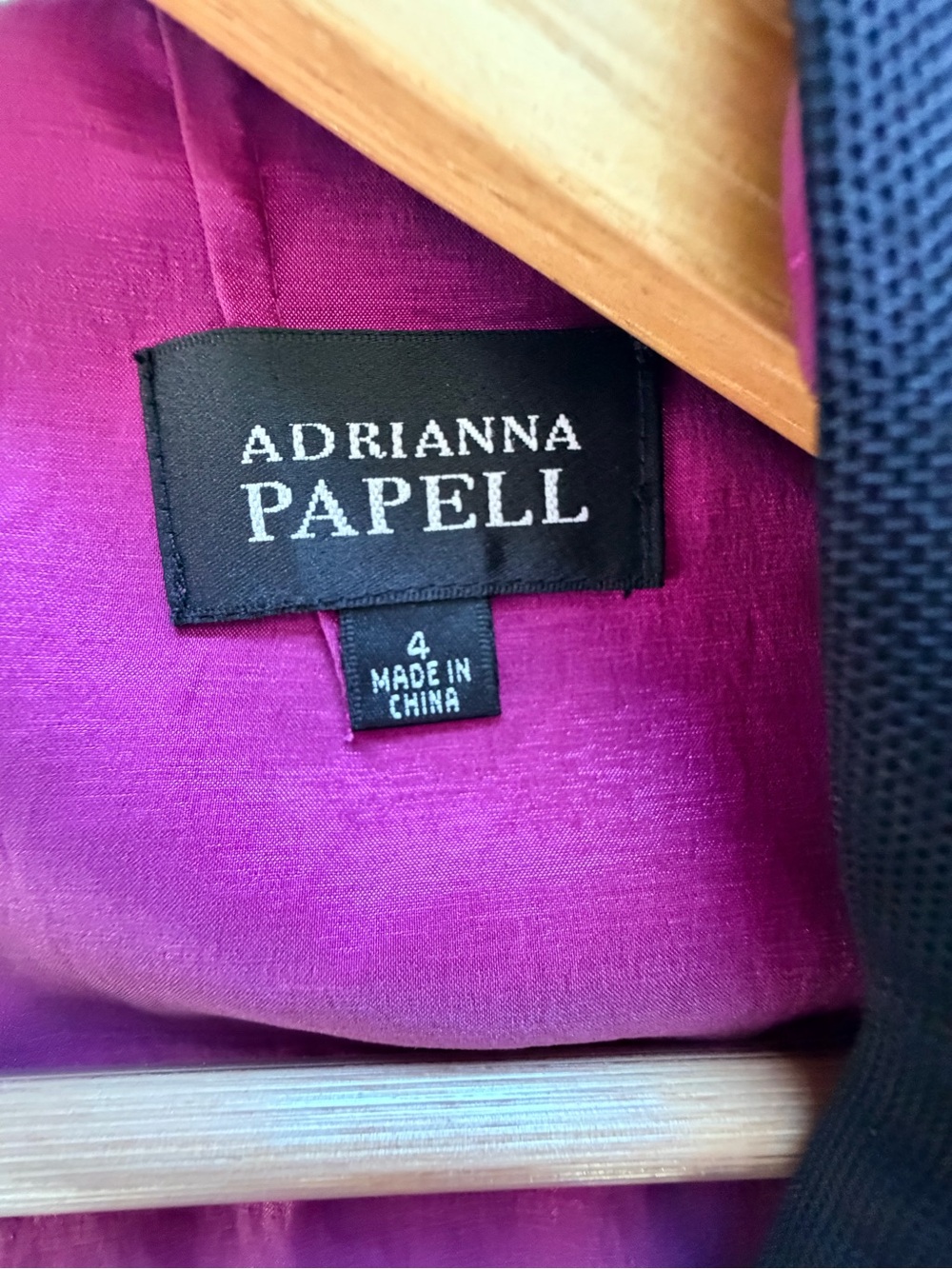 Adrianna Papell Black & Fuchsia Striped Sheath Midi Dress - Picture 8 of 11